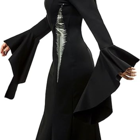 Morticia Addams Womens Costume Deluxe Costume Medium  🆕SHIPS FAST😮‍💨⚡🚚 - Picture 7 of 15